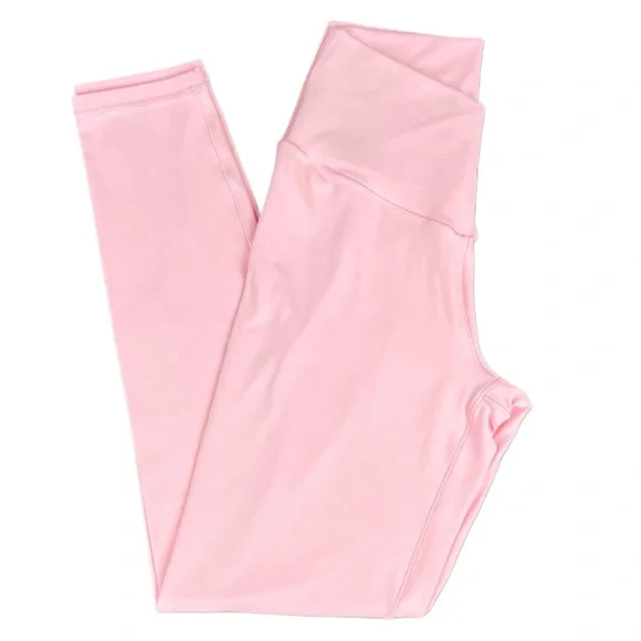 Aerie OFFLINE Size Medium Real Me Crossover 7/8 Leggings Club Pink High Waisted - Picture 5 of 8
